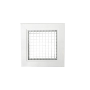 fixed core lay in egg crate grille