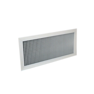 hinged egg crate grille with filter